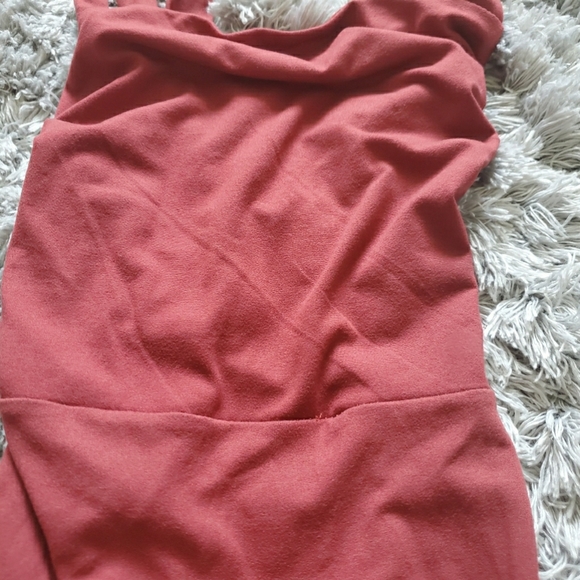 Lace up back midi dress - Picture 4 of 5